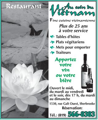 Restaurant Au Coin Du Vietnam